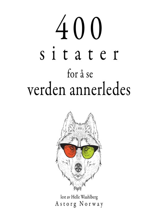 Title details for 400 sitater for å se verden annerledes by Multiple Authors - Available